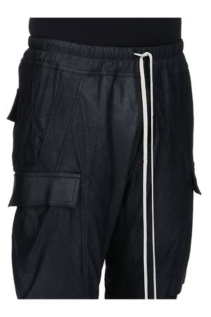 Pantaloni Megacargo slim fit nero RICK OWENS | RU02E1337LBA09